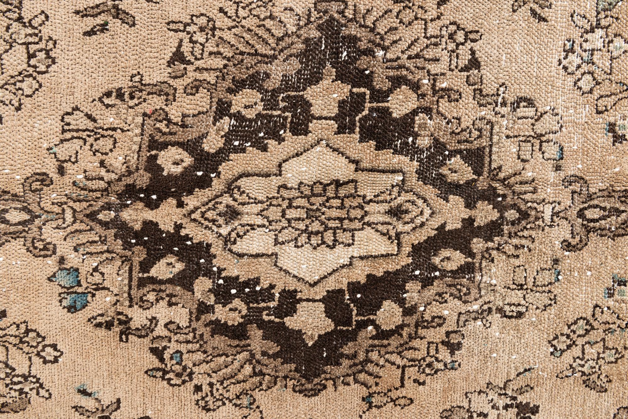 7' 2 x 10' 7 Hand Knotted Ultra Vintage Persian Wool Rug