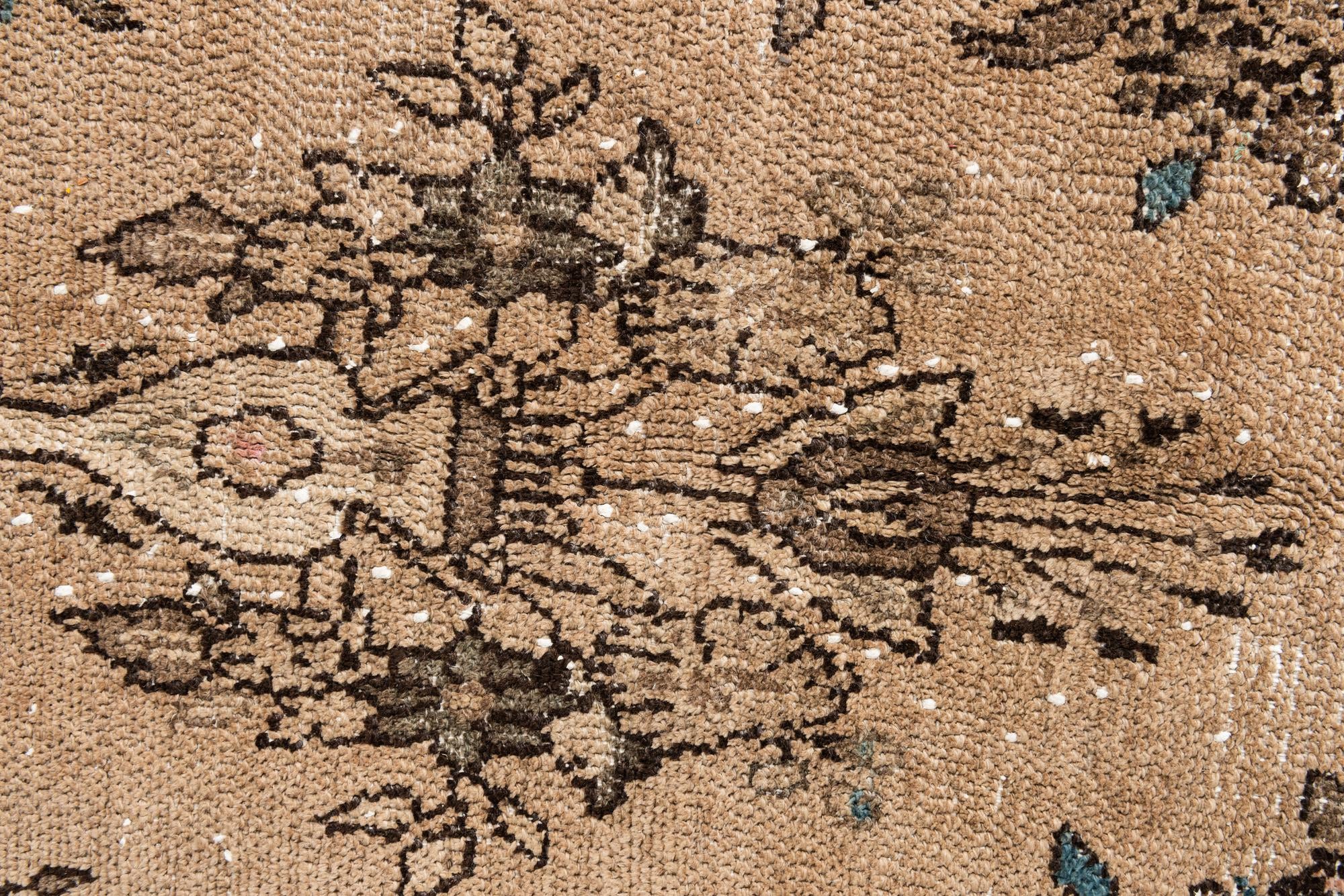 7' 2 x 10' 7 Hand Knotted Ultra Vintage Persian Wool Rug
