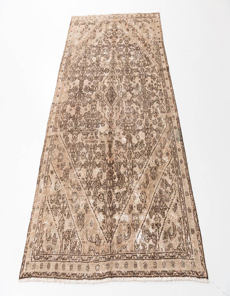 Detail image of 5' 5 x 8' 2  Hand Knotted Ultra Vintage Persian Wool Rug