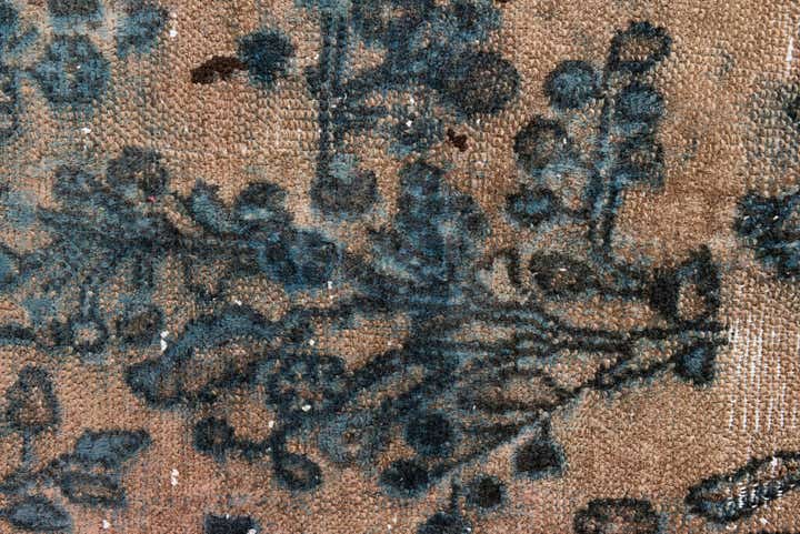 7' 2 x 9' 6 Hand Knotted Ultra Vintage Persian Wool Rug