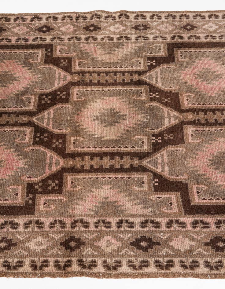 Detail image of 3' 8 x 6' 4  Hand Knotted Ultra Vintage Persian Wool Rug