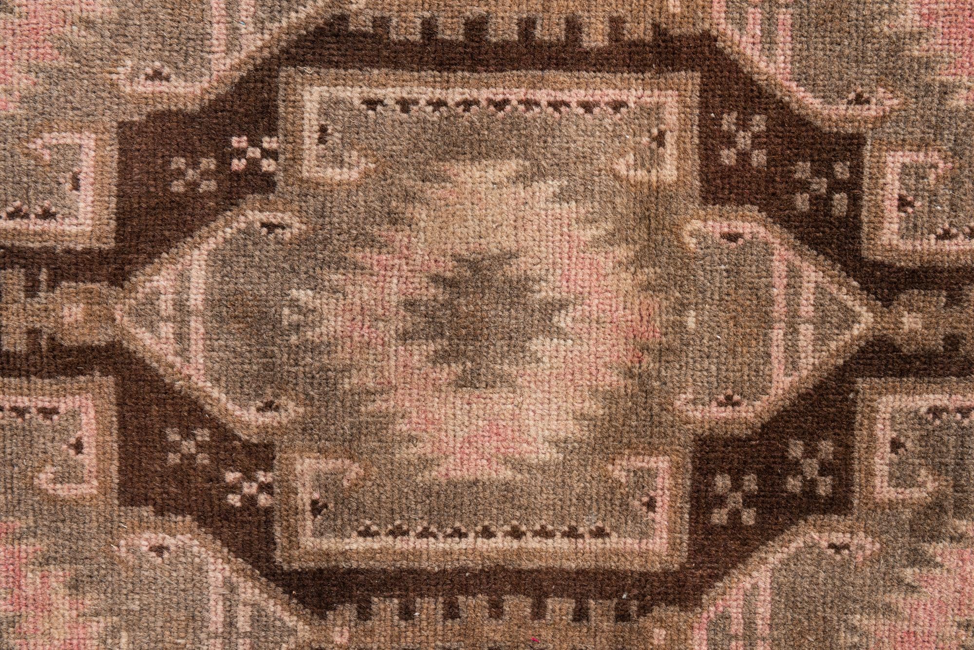 3' 8 x 6' 4 Hand Knotted Ultra Vintage Persian Wool Rug