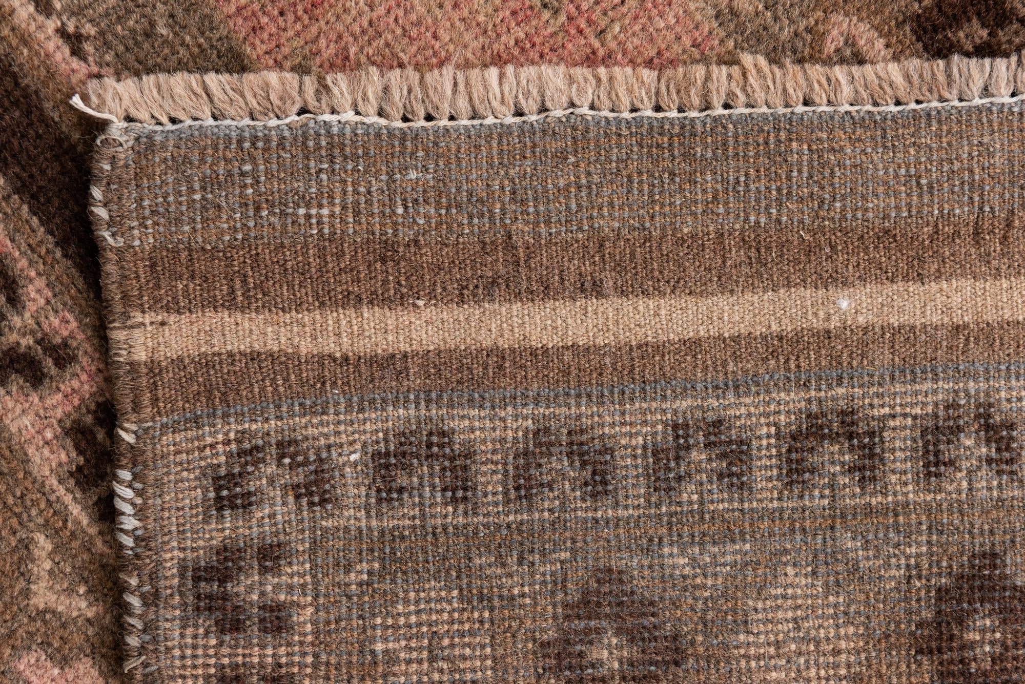 3' 8 x 6' 4 Hand Knotted Ultra Vintage Persian Wool Rug