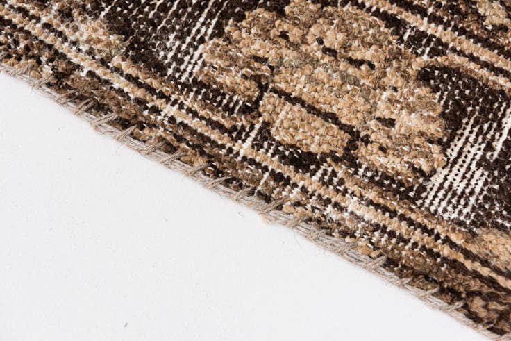 Detail image of 6' 8 x 9' 7 Hand Knotted Ultra Vintage Persian Wool Rug