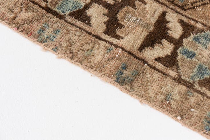 Detail image of 3' 7 x 4' 8 Hand Knotted Ultra Vintage Persian Wool Rug