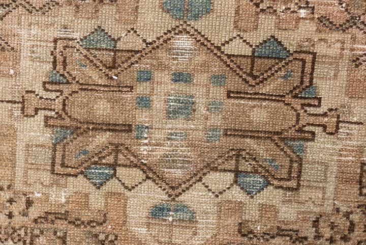 3' 7 x 4' 8 Hand Knotted Ultra Vintage Persian Wool Rug