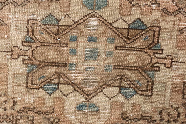 Detail image of 110cm x 140cm anudado a mano Ultra Vintage Alfombra Persa Lana