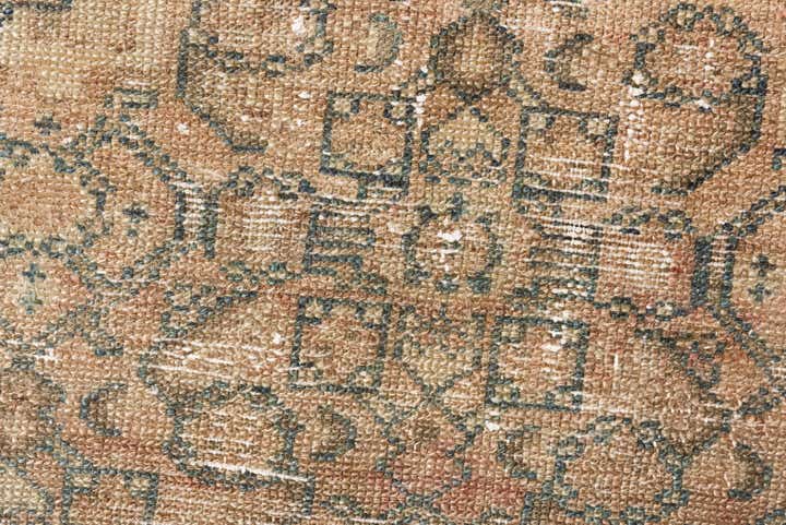 3' 7 x 4' 8 Hand Knotted Ultra Vintage Persian Wool Rug