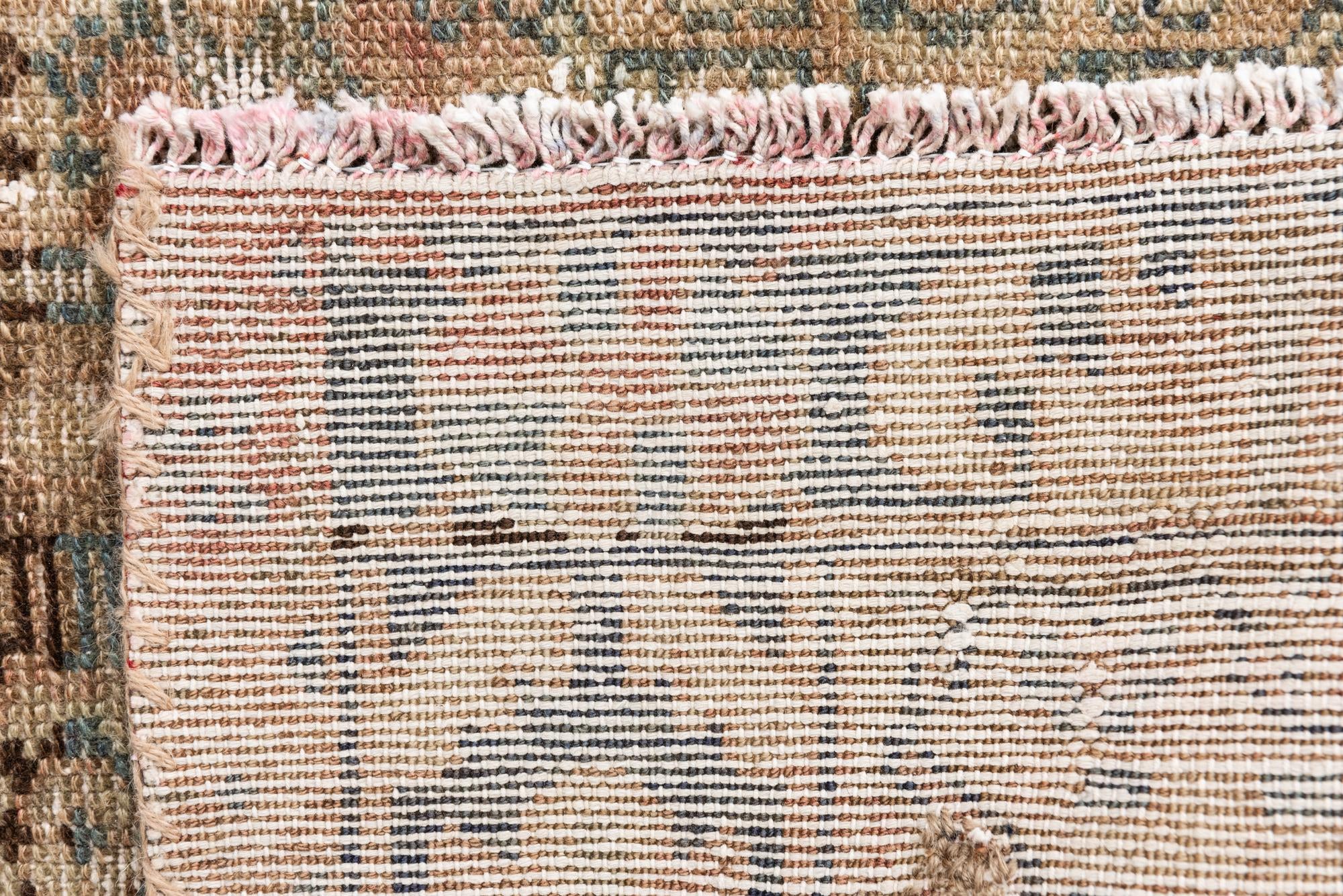 110cm x 140cm anudado a mano Ultra Vintage Alfombra Persa Lana