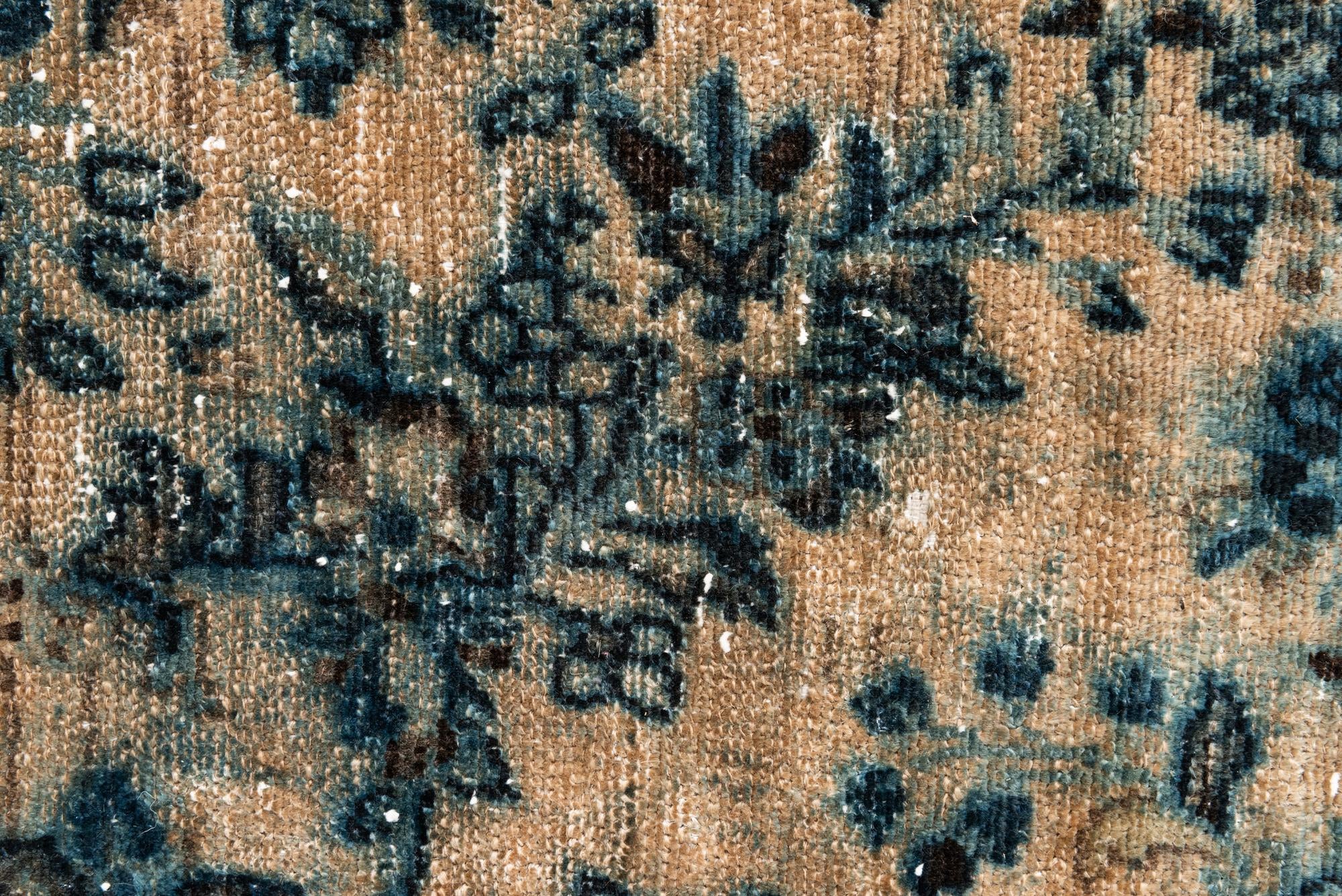 6' 4 x 8' 2 Hand Knotted Ultra Vintage Persian Wool Rug
