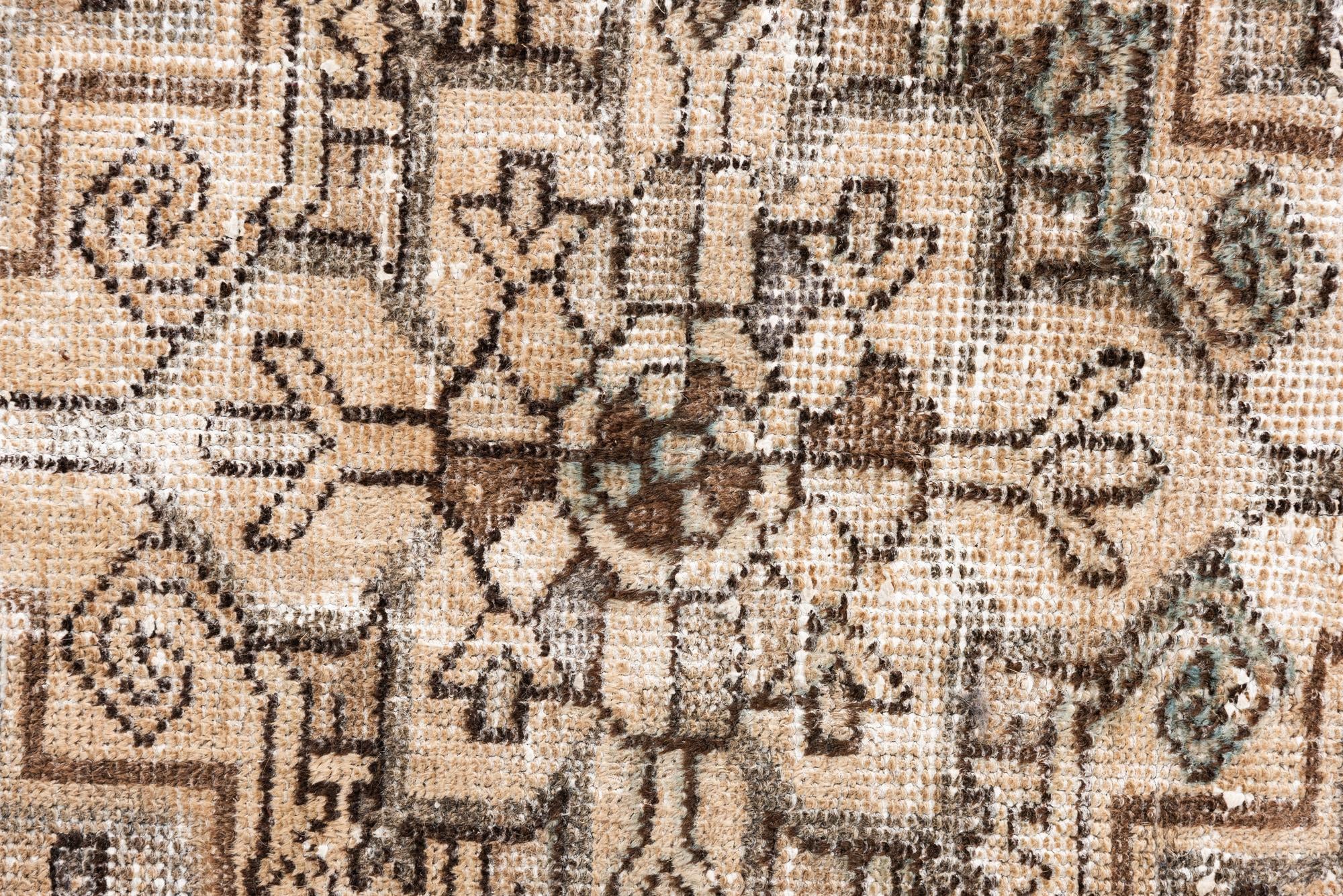 115cm x 190cm Hand Knotted Ultra Vintage Persian Wool Rug