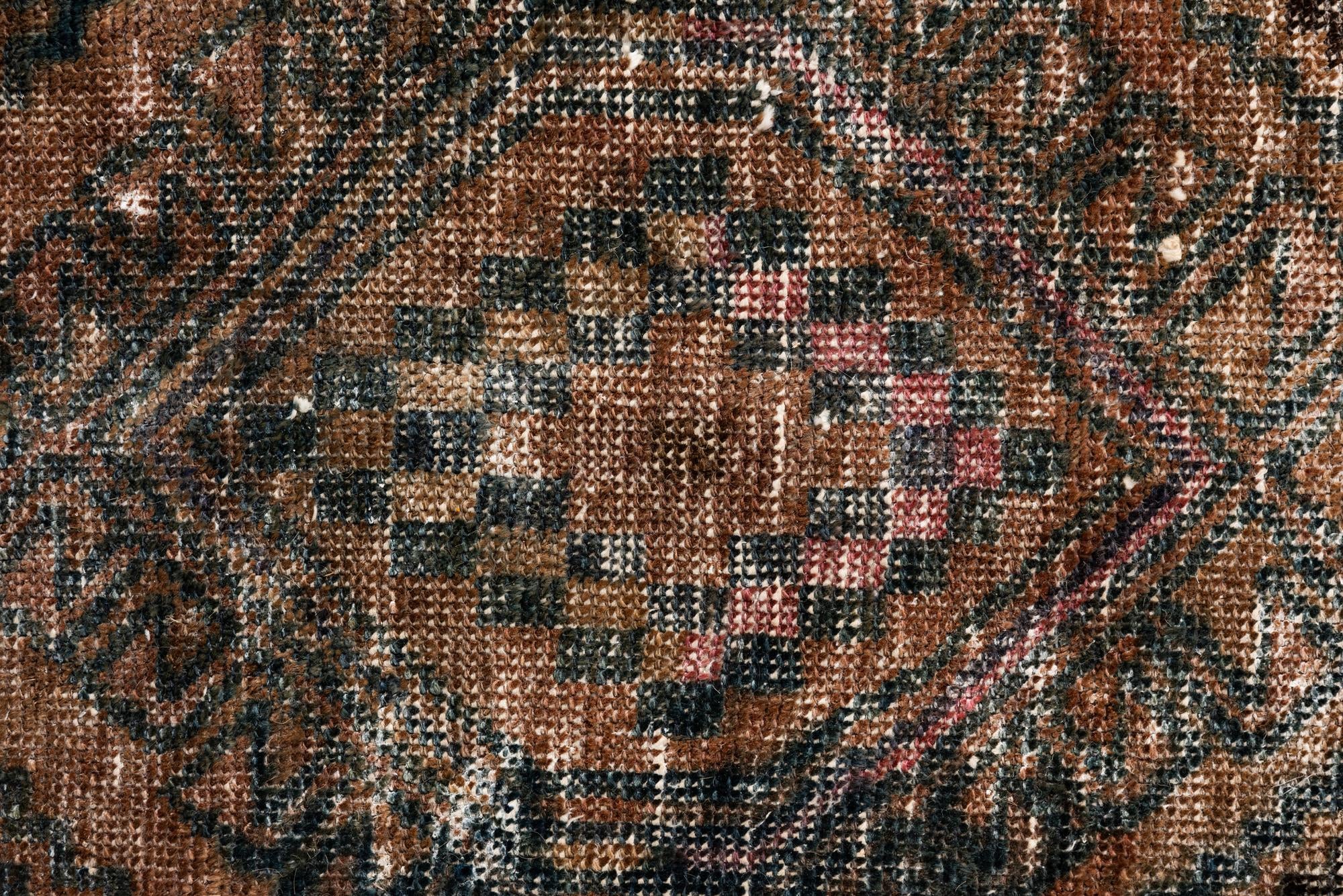 5' 1 x 6' 6 Hand Knotted Ultra Vintage Persian Wool Rug