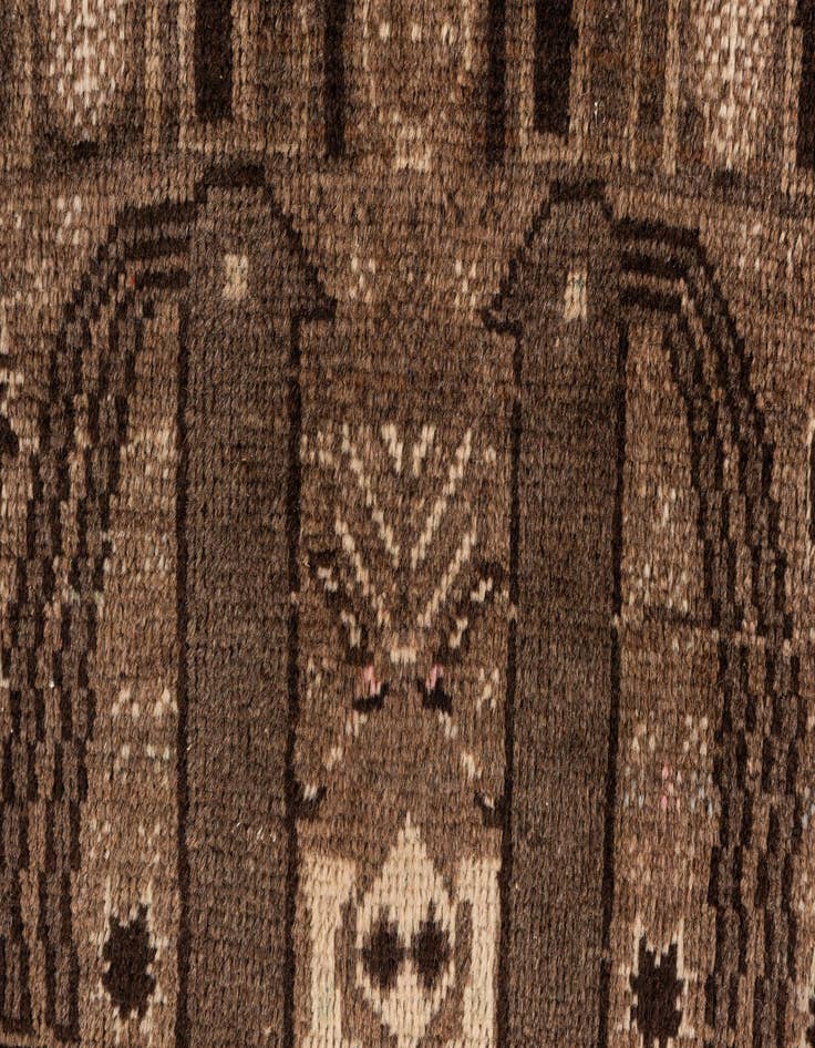 Detail image of 2' 9 x 4' 9  Hand Knotted Ultra Vintage Persian Wool Rug