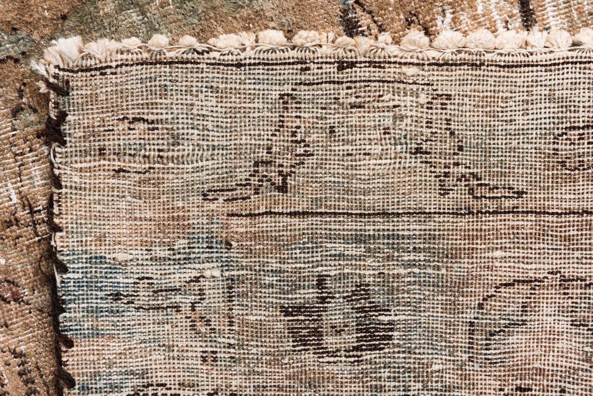 7' 2 x 10' Hand Knotted Ultra Vintage Persian Wool Rug