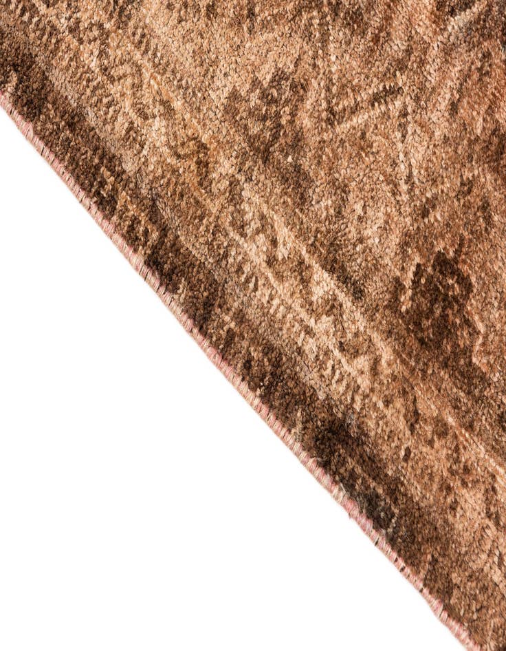 Detail image of 6' 5 x 9' 1  Hand Knotted Ultra Vintage Persian Wool Rug