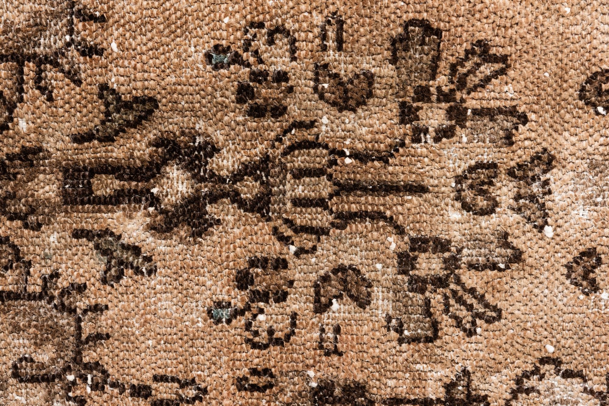 7' x 10' 6 Hand Knotted Ultra Vintage Persian Wool Rug