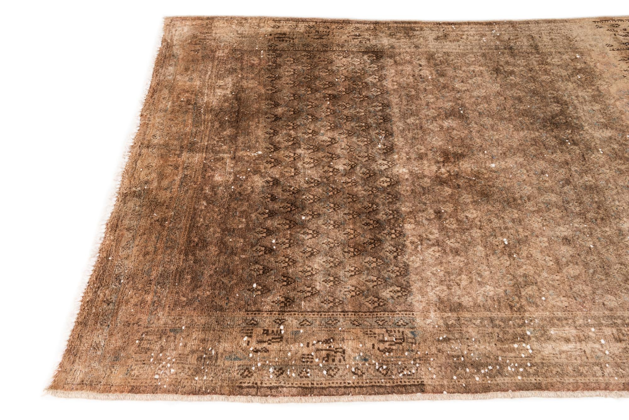 4' 8 x 8' 3 Hand Knotted Ultra Vintage Persian Wool Rug