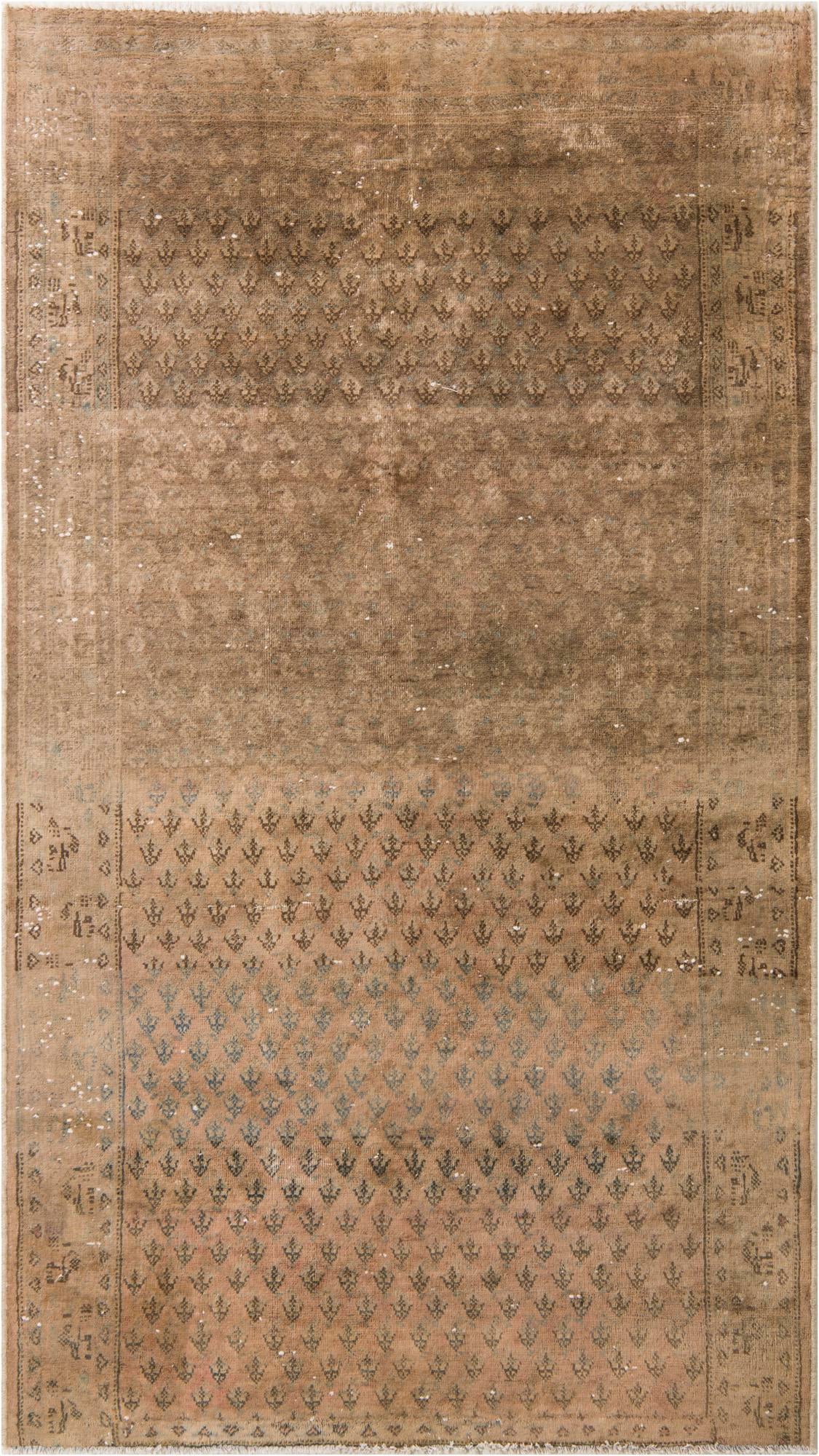 4' 8 x 8' 3 Hand Knotted Ultra Vintage Persian Wool Rug