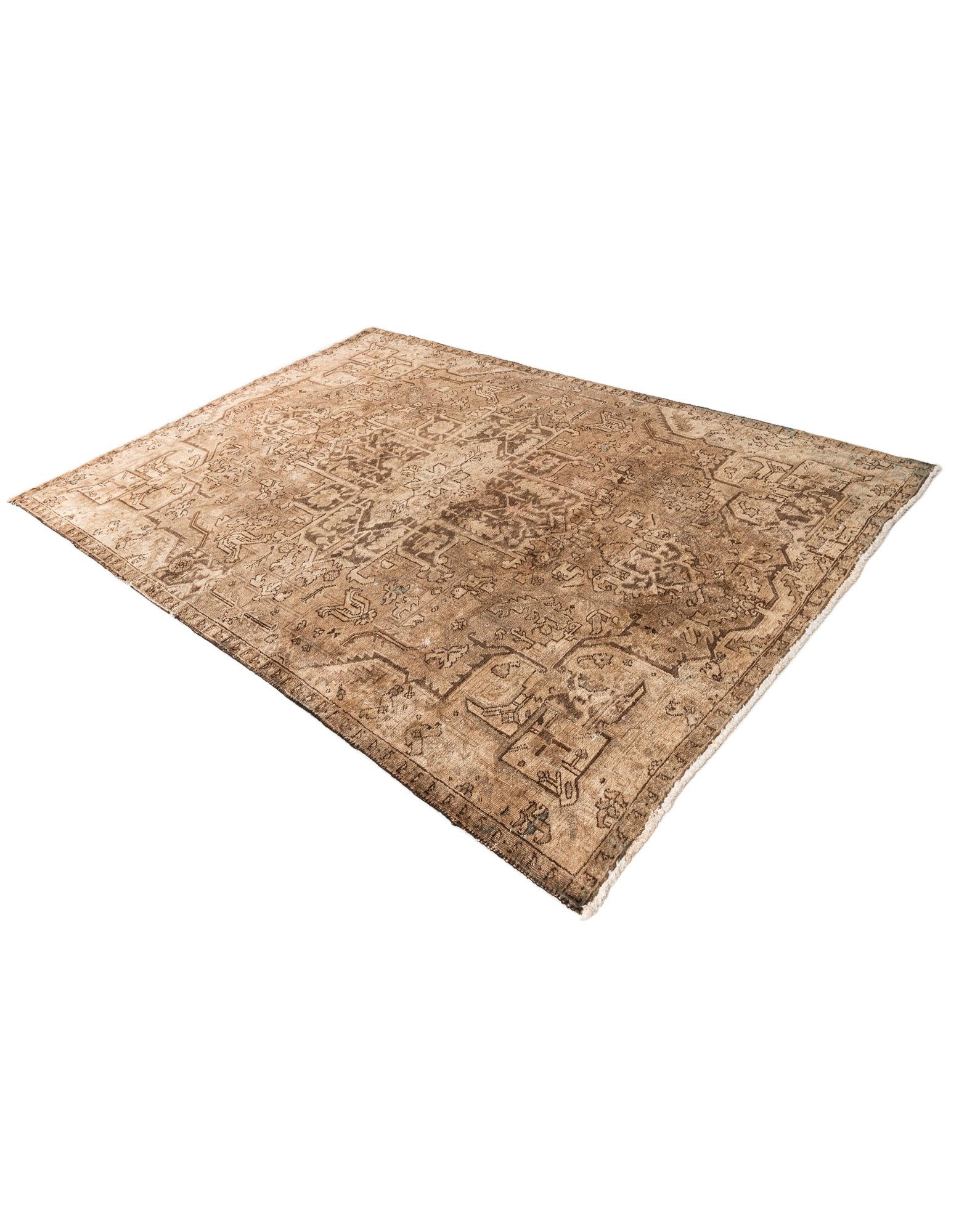 200cm x 280cm anudado a mano Ultra Vintage Alfombra Persa Lana