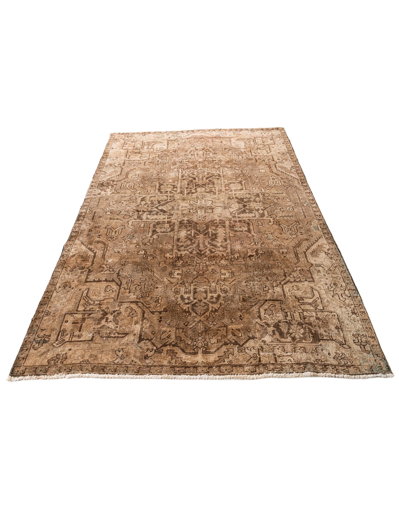 200cm x 280cm anudado a mano Ultra Vintage Alfombra Persa Lana