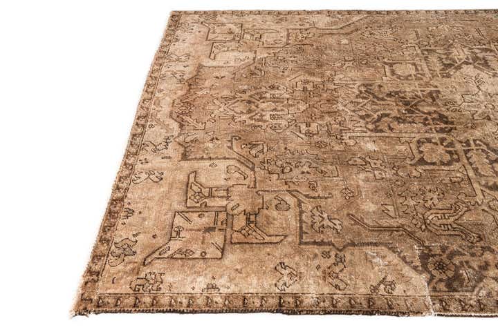200cm x 280cm anudado a mano Ultra Vintage Alfombra Persa Lana