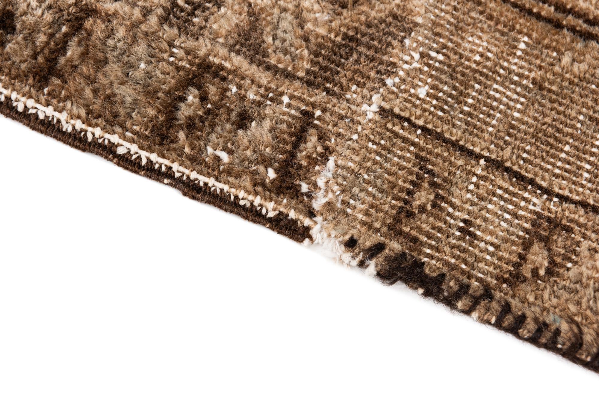 200cm x 280cm anudado a mano Ultra Vintage Alfombra Persa Lana
