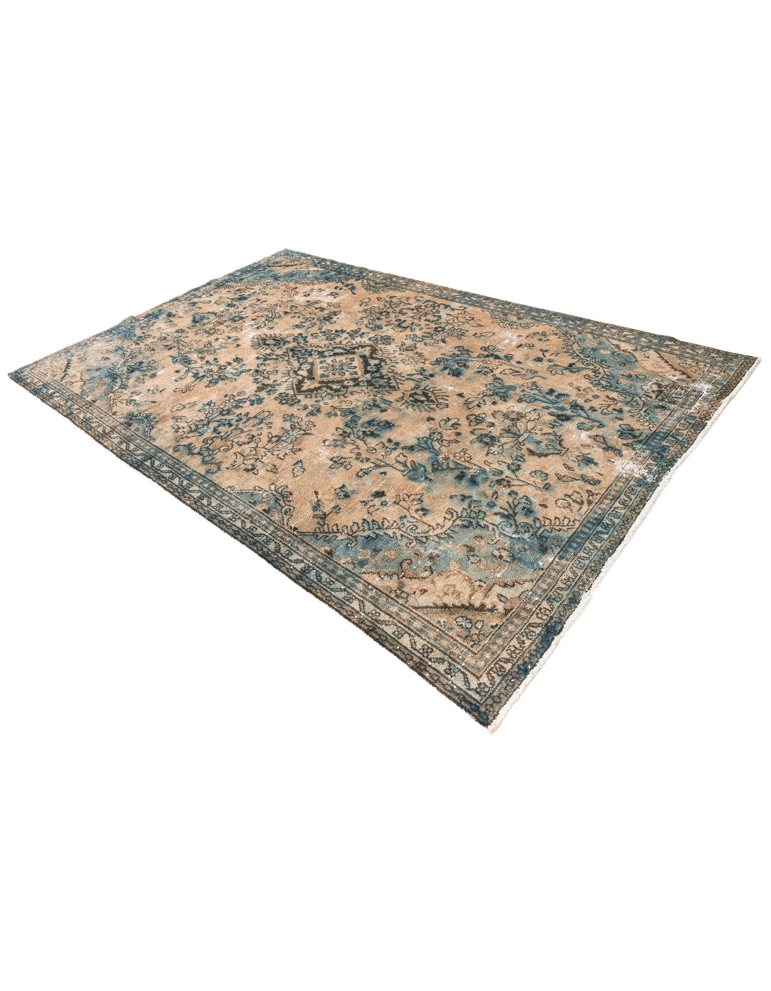 6' 6 x 9' 10 Hand Knotted Ultra Vintage Persian Wool Rug