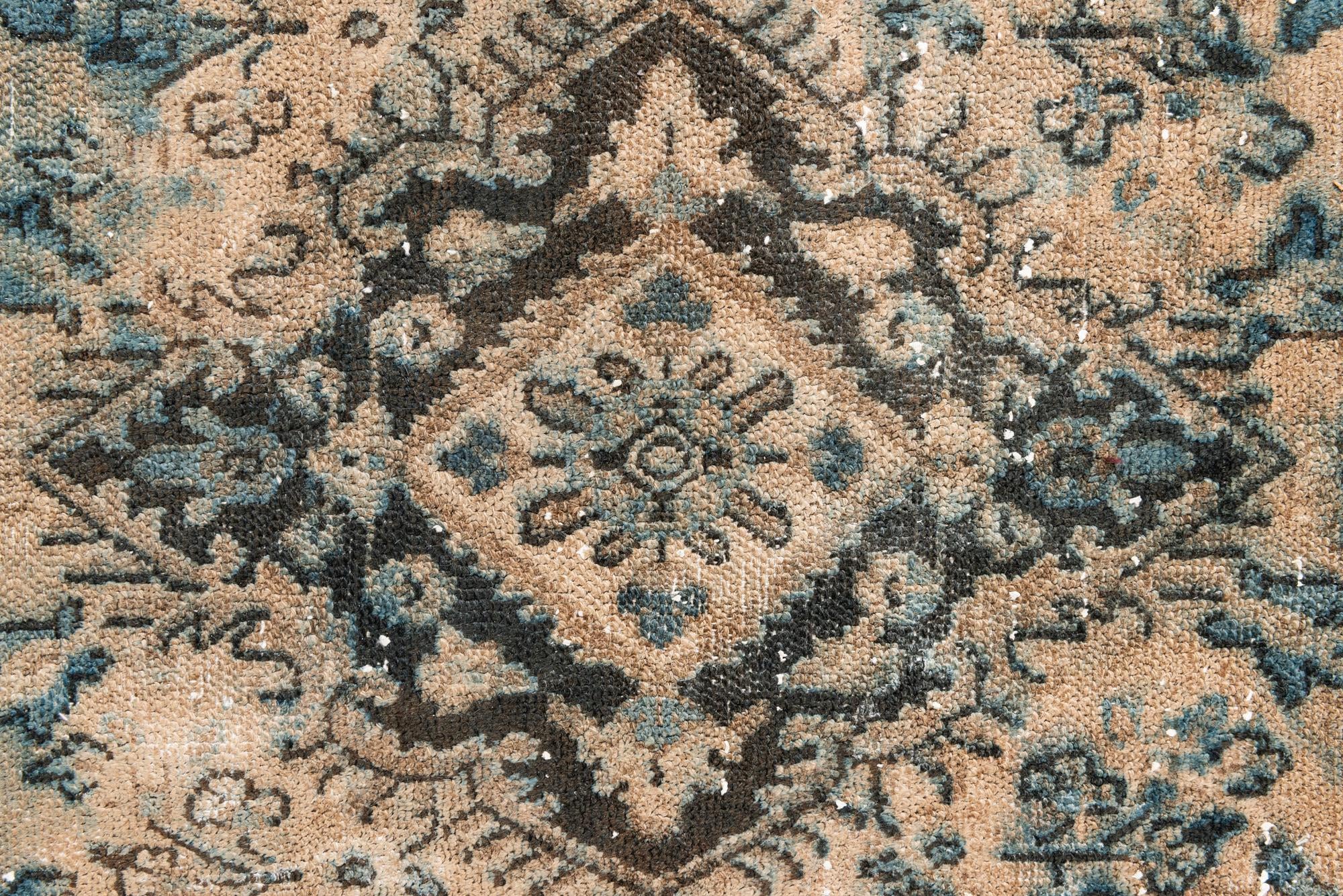 6' 6 x 9' 10 Hand Knotted Ultra Vintage Persian Wool Rug