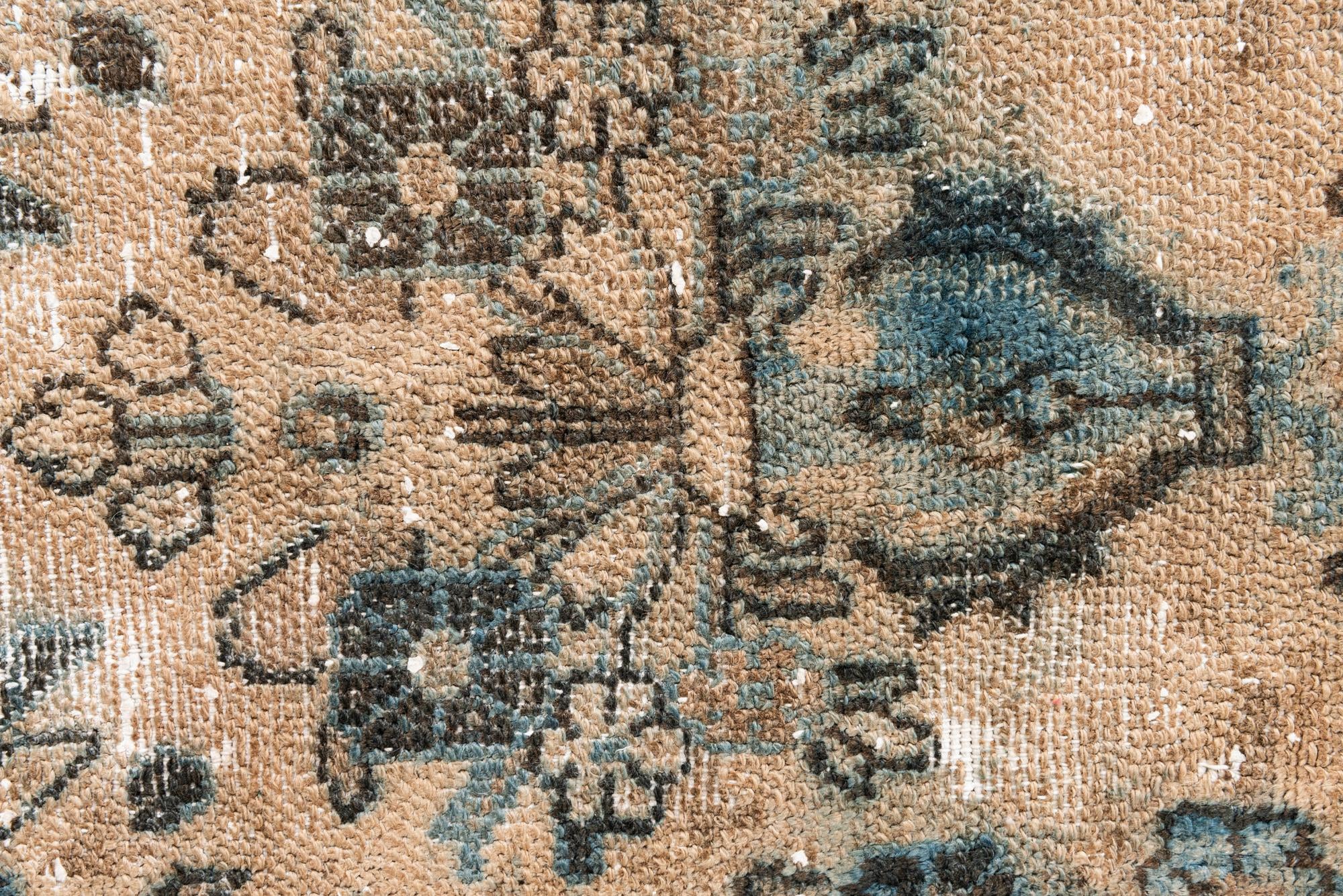 6' 6 x 9' 10 Hand Knotted Ultra Vintage Persian Wool Rug