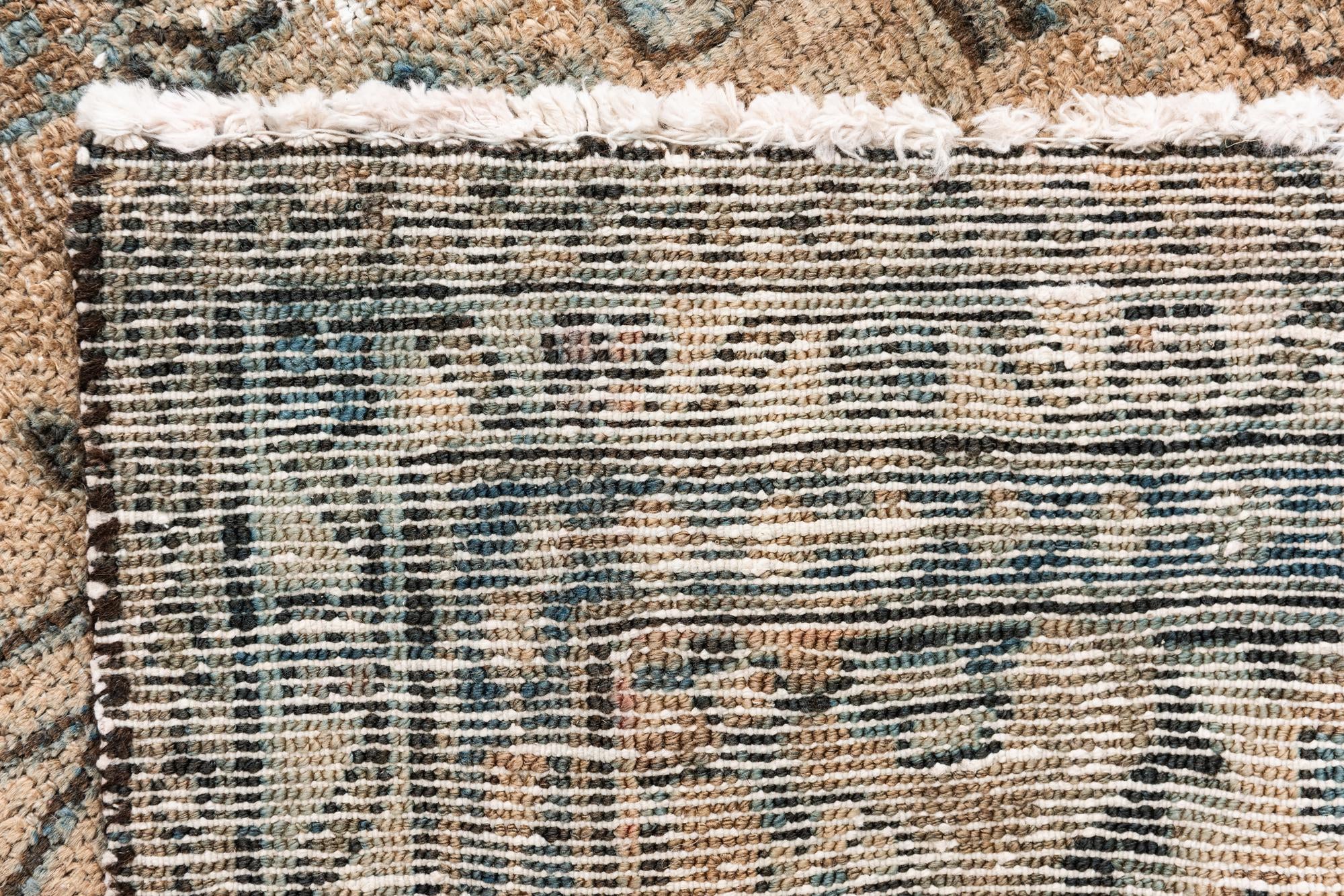 6' 6 x 9' 10 Hand Knotted Ultra Vintage Persian Wool Rug