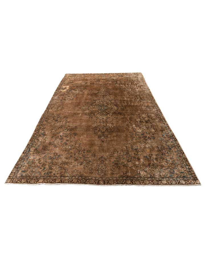 7' 8 x 11' 2 Hand Knotted Ultra Vintage Persian Wool Rug