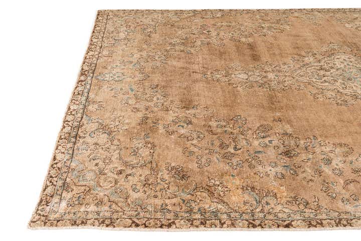 7' 8 x 11' 2 Hand Knotted Ultra Vintage Persian Wool Rug