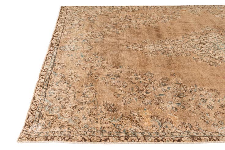 Detail image of 7' 8 x 11' 2 Hand Knotted Ultra Vintage Persian Wool Rug