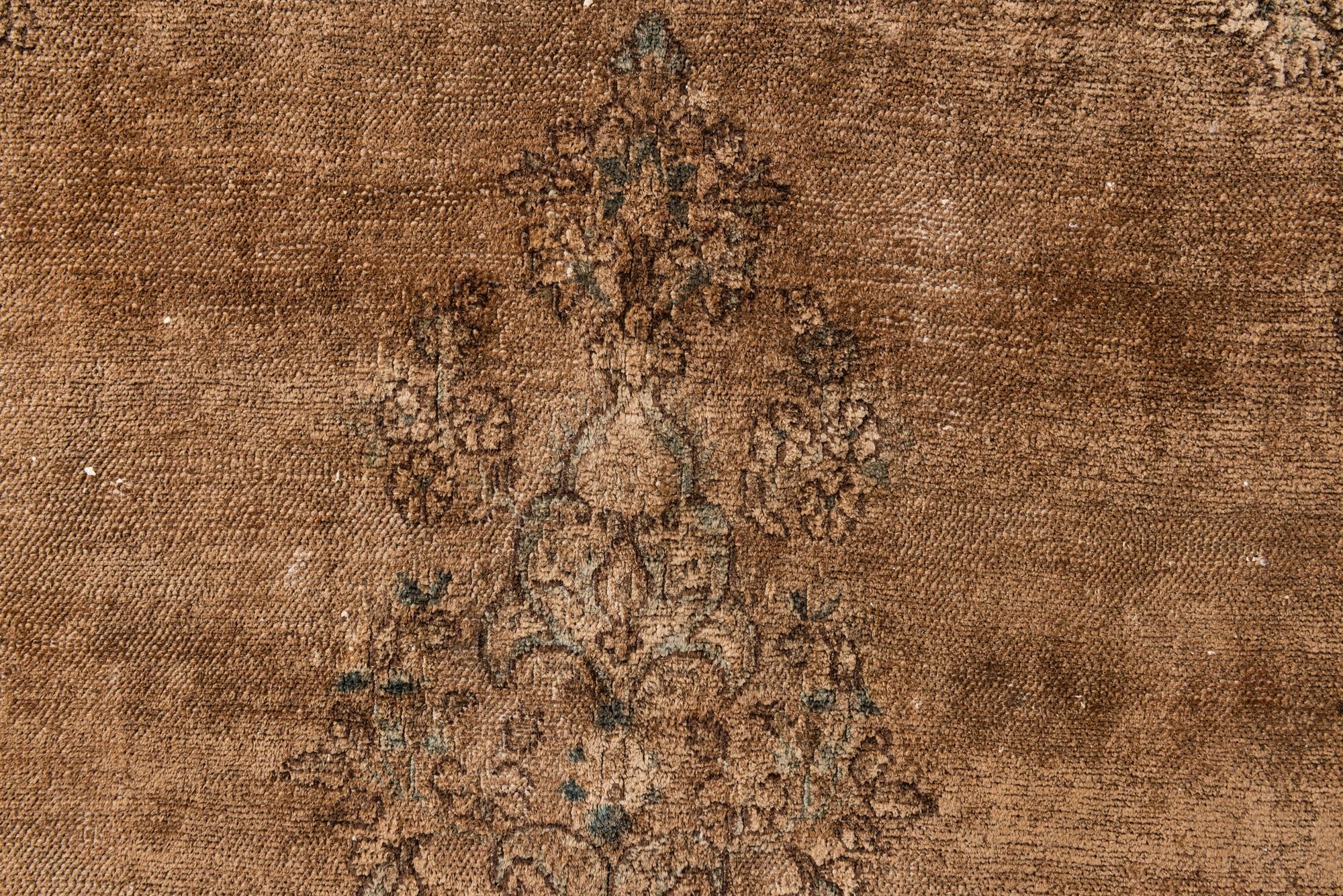 7' 8 x 11' 2 Hand Knotted Ultra Vintage Persian Wool Rug