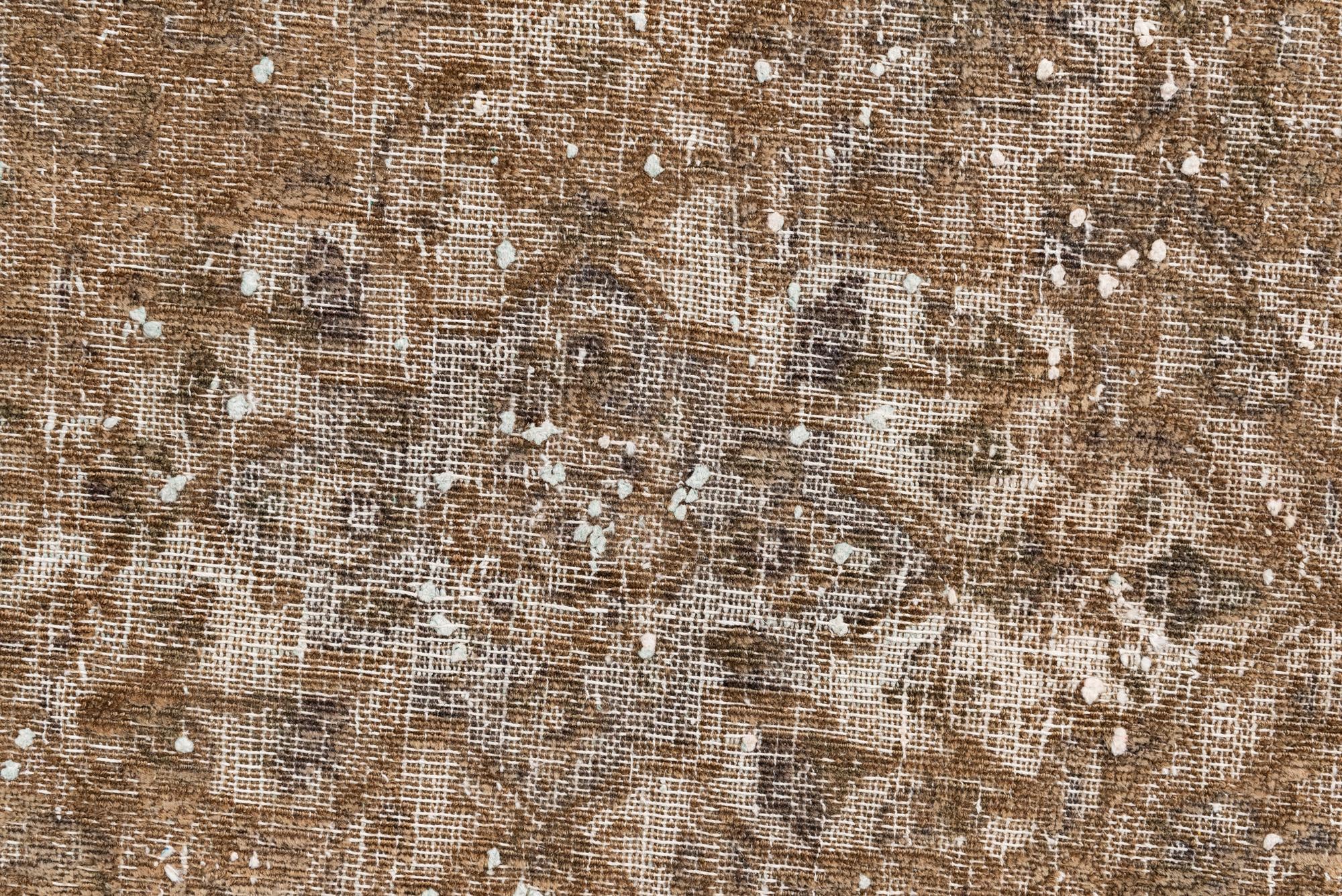 9' 2 x 12' 1 Hand Knotted Ultra Vintage Persian Wool Rug