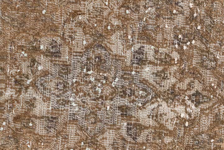 9' 2 x 12' 1 Hand Knotted Ultra Vintage Persian Wool Rug
