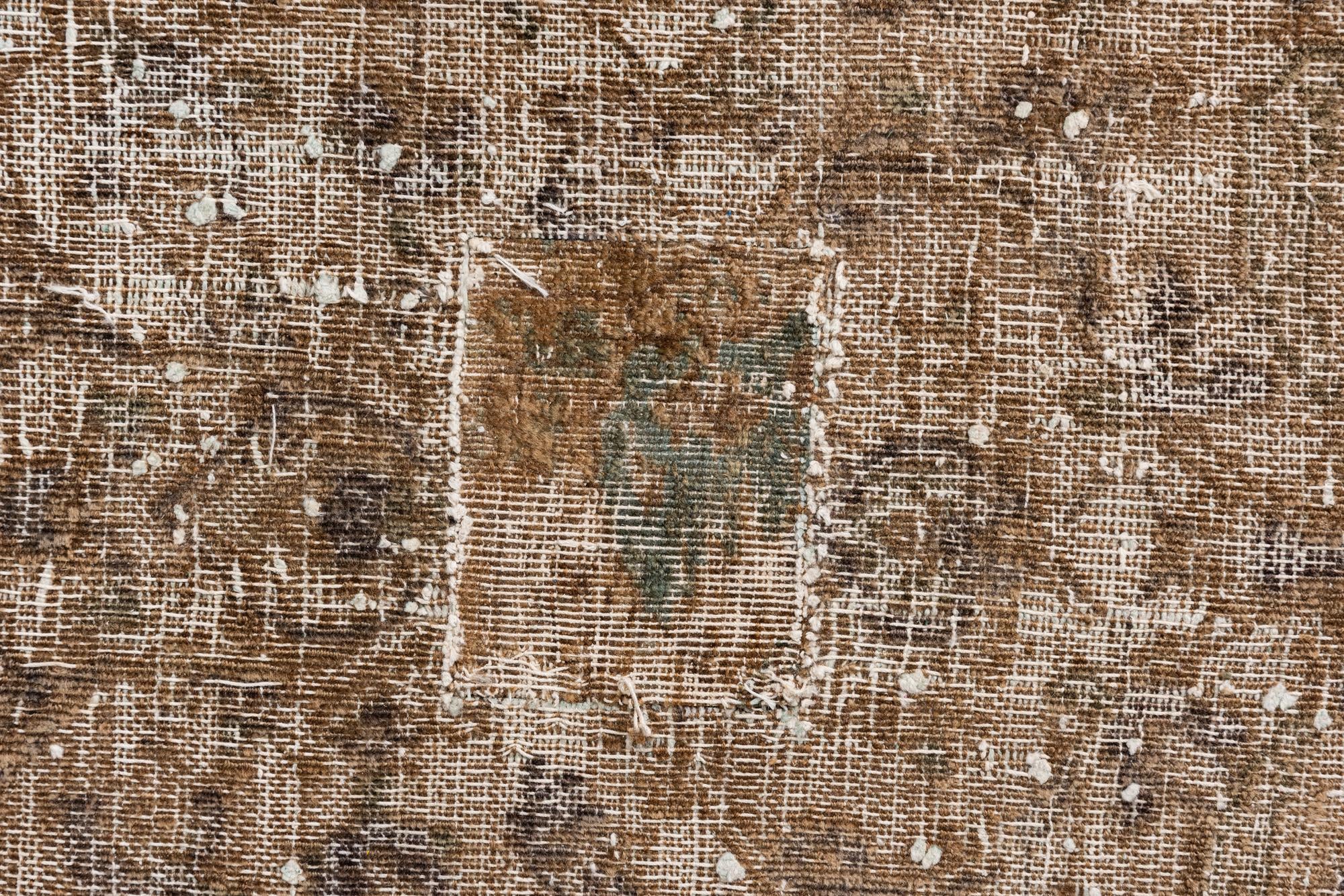 9' 2 x 12' 1 Hand Knotted Ultra Vintage Persian Wool Rug