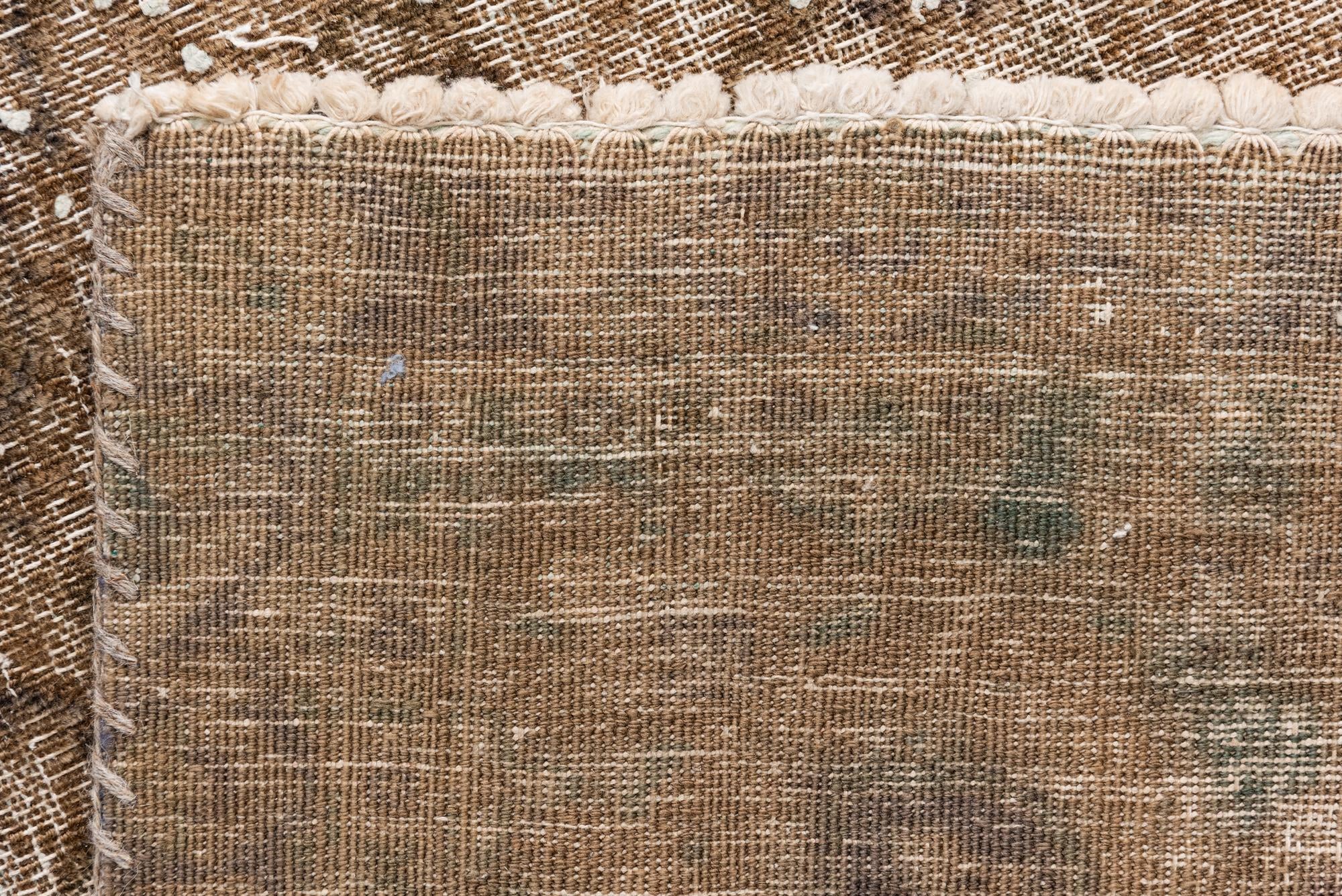 9' 2 x 12' 1 Hand Knotted Ultra Vintage Persian Wool Rug