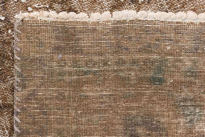 9' 2 x 12' 1 Hand Knotted Ultra Vintage Persian Wool Rug