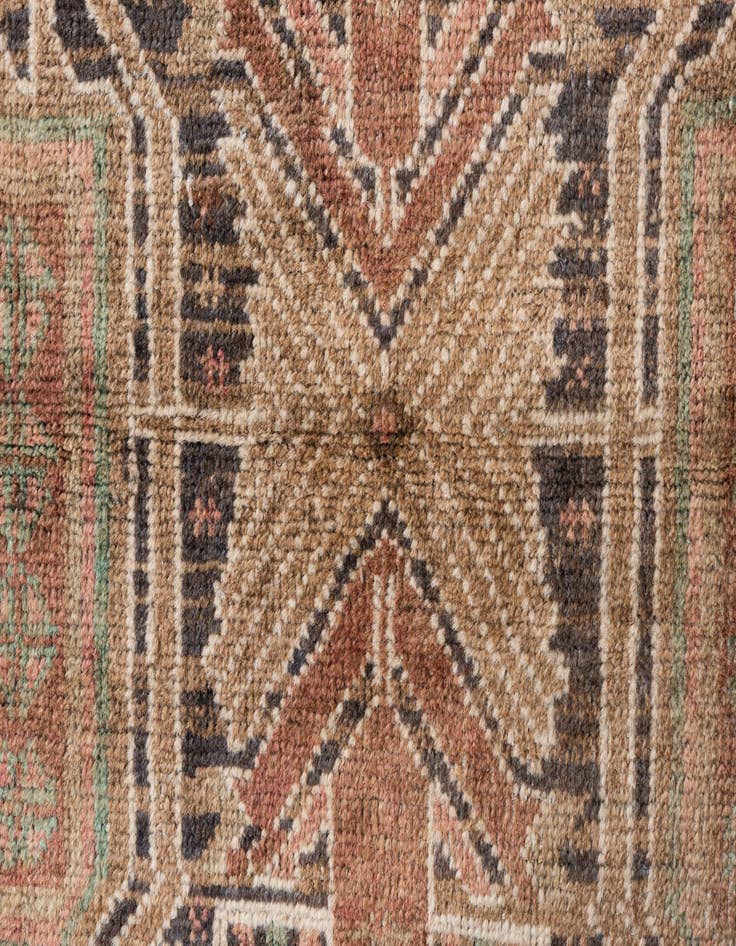 Detail image of 3' 6 x 6' 3  Hand Knotted Ultra Vintage Persian Wool Rug