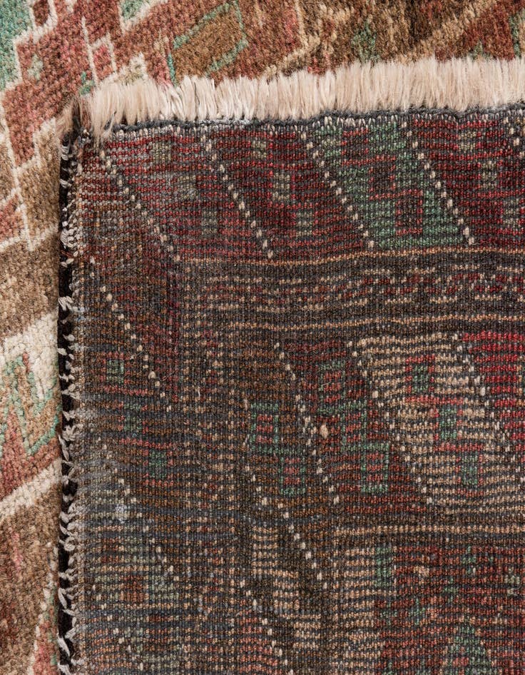 Detail image of 3' 6 x 6' 3  Hand Knotted Ultra Vintage Persian Wool Rug
