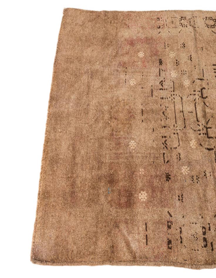 Detail image of 3' 6 x 6' 2  Hand Knotted Ultra Vintage Persian Wool Rug