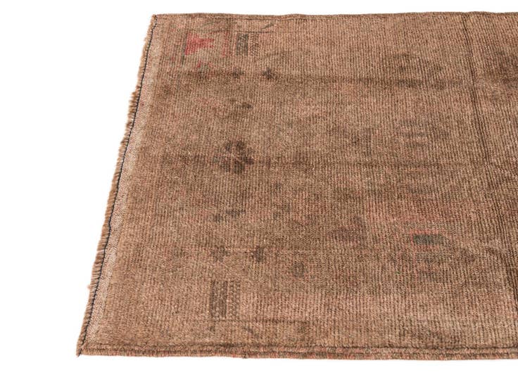 Detail image of 2' 10 x 4' 8 Hand Knotted Ultra Vintage Persian Wool Rug