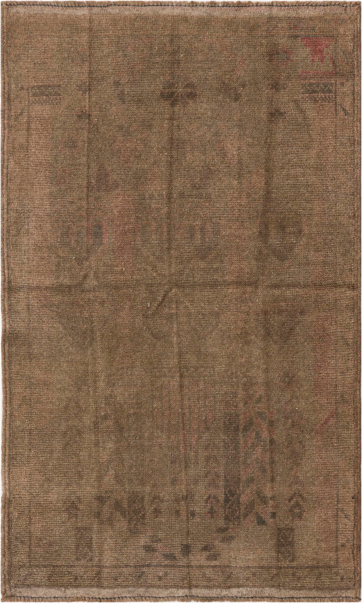 2' 10 x 4' 8 Hand Knotted Ultra Vintage Persian Wool Rug
