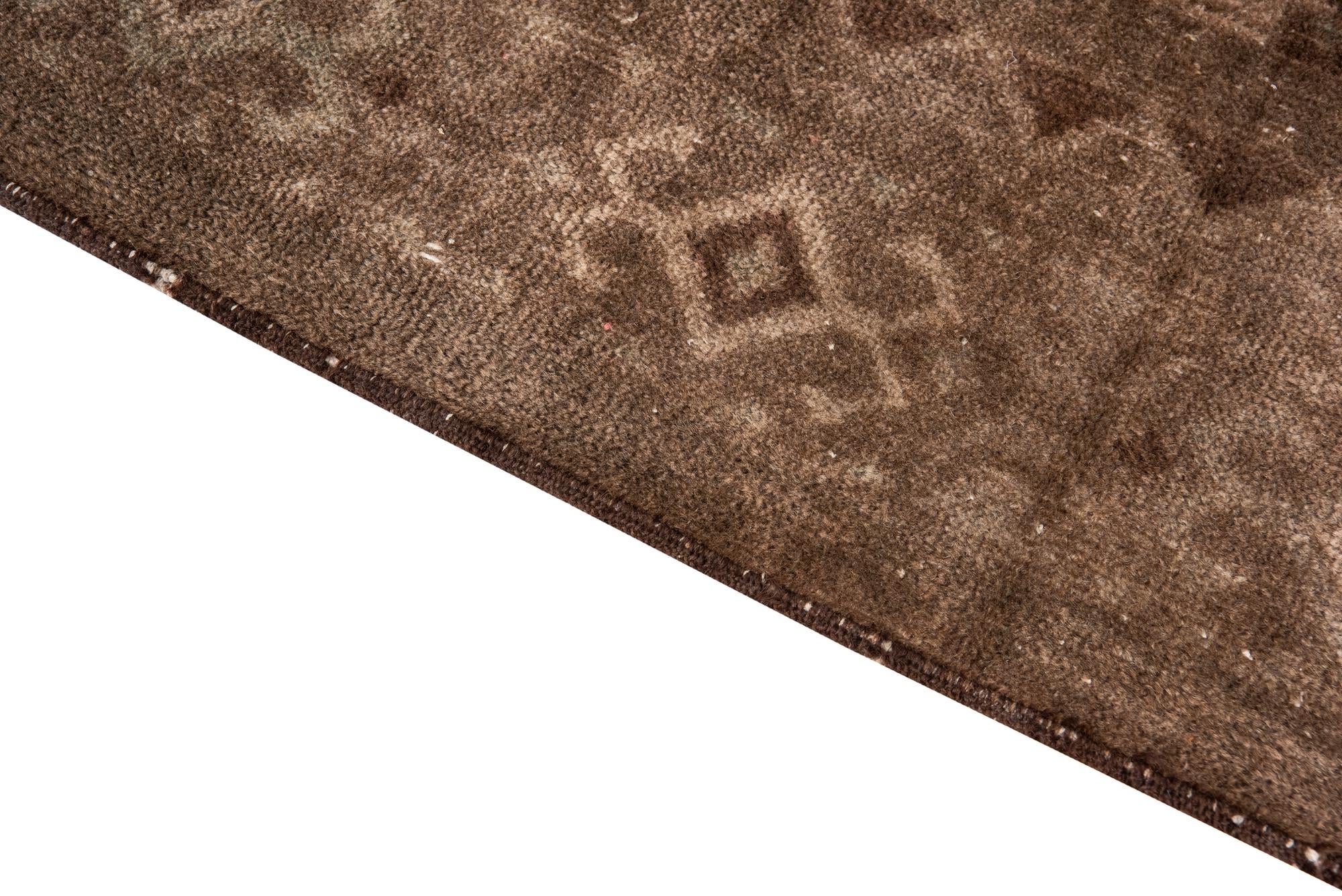 3' 8 x 6' Hand Knotted Ultra Vintage Persian Wool Rug