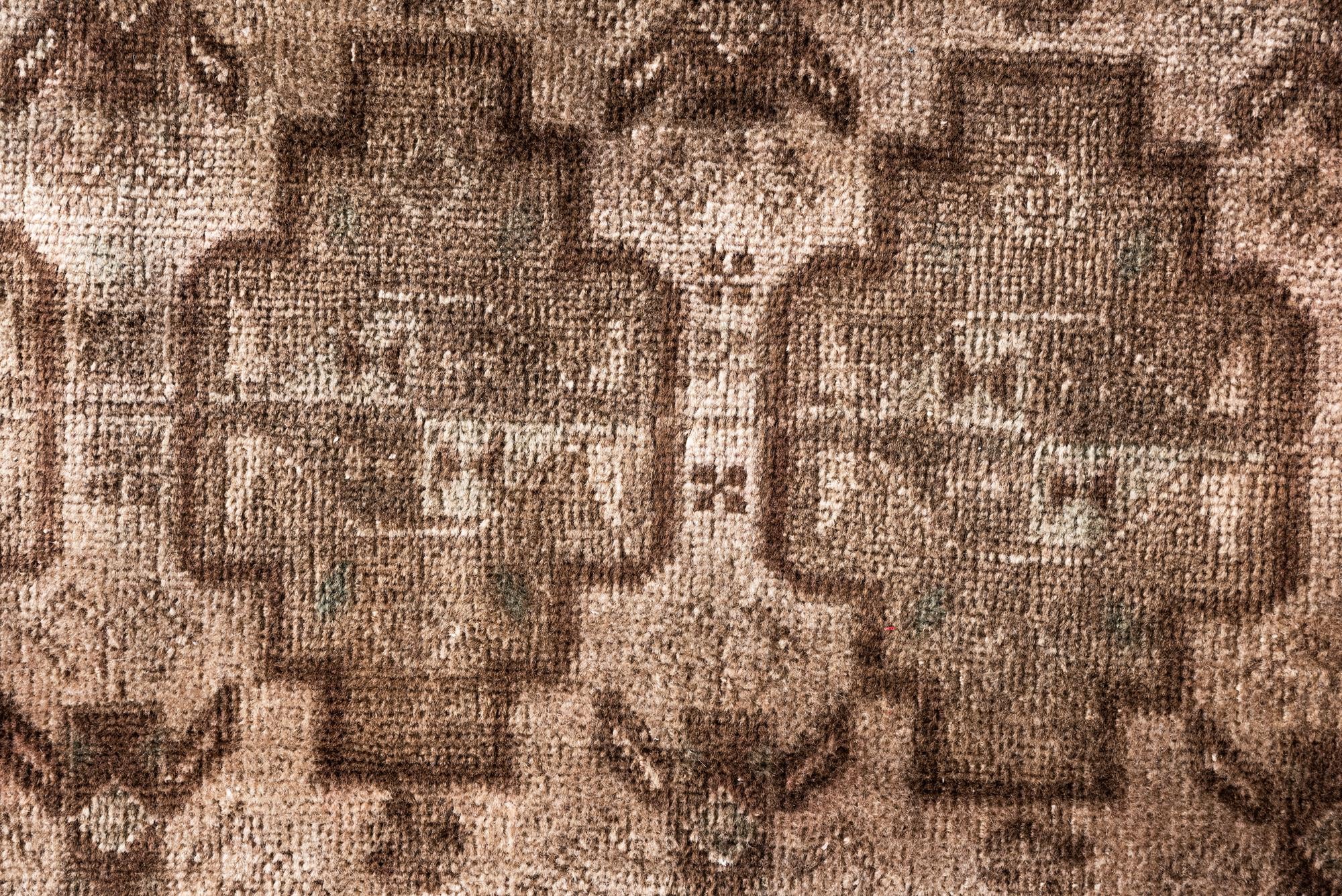 3' 8 x 6' Hand Knotted Ultra Vintage Persian Wool Rug