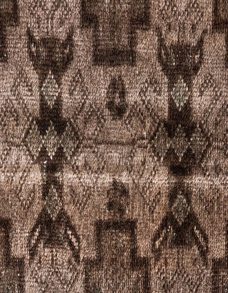 Detail image of 3' 8 x 6'  Hand Knotted Ultra Vintage Persian Wool Rug