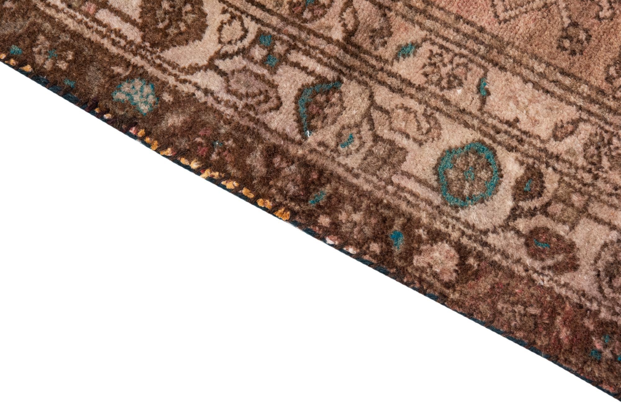 3' 4 x 5' 10 Hand Knotted Ultra Vintage Persian Wool Rug