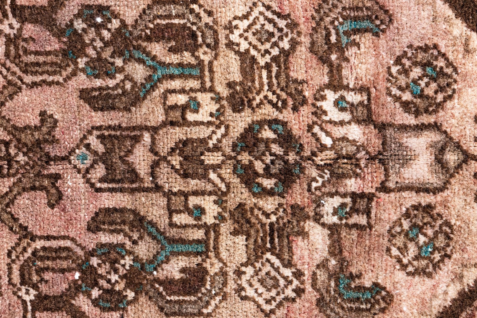 3' 4 x 5' 10 Hand Knotted Ultra Vintage Persian Wool Rug