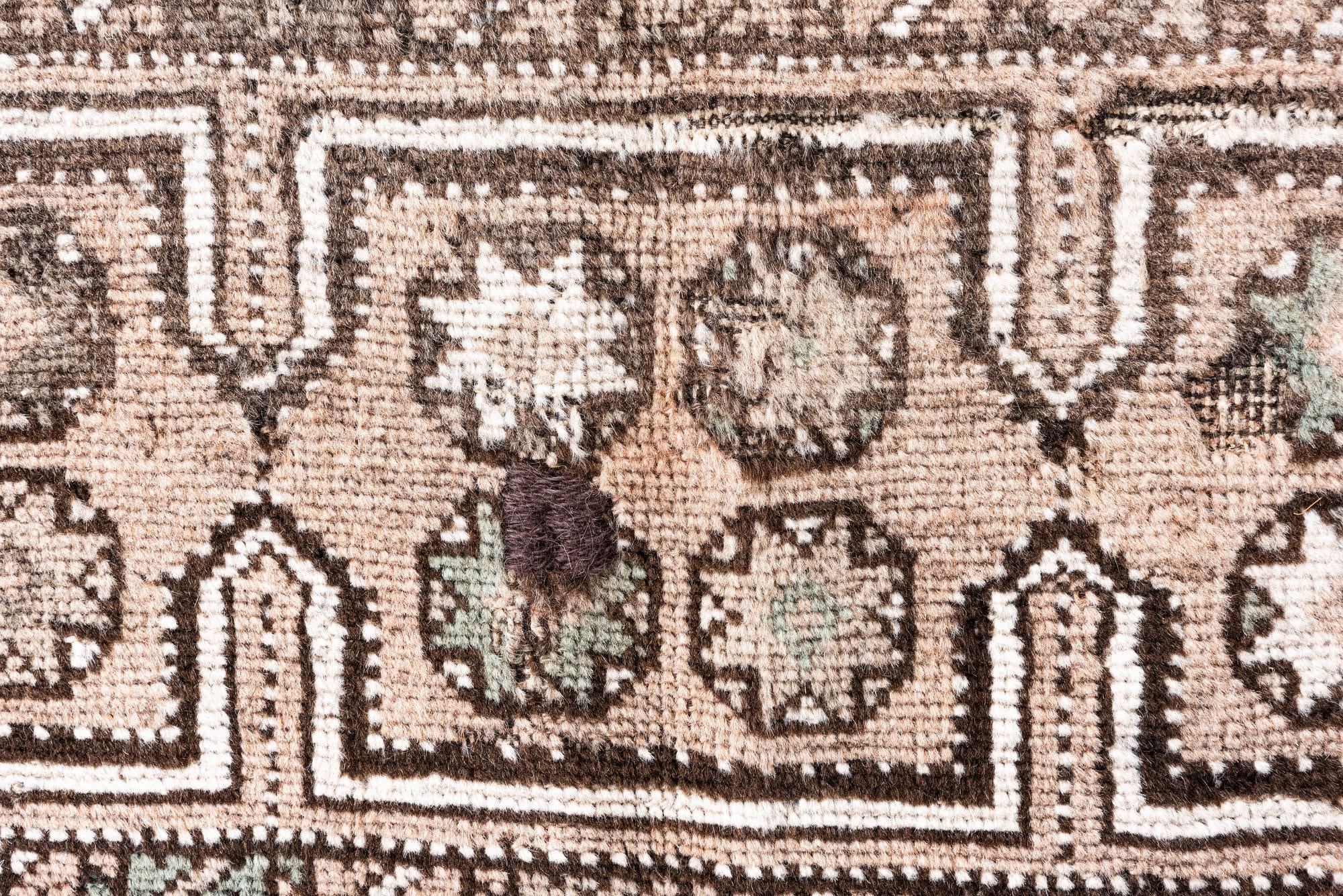 3' 4 x 6' 3 Hand Knotted Ultra Vintage Persian Wool Rug